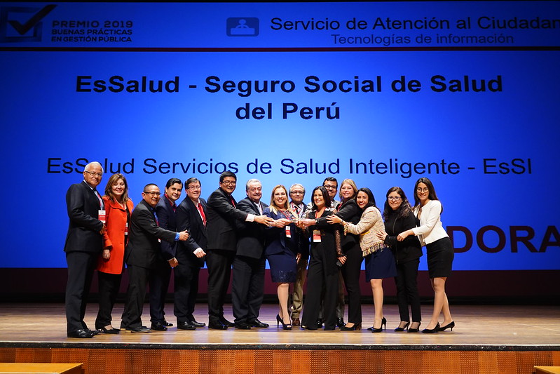 Essalud - EsSalud gana premio Buenas Prácticas en Gestión Pública 2019 por historia clínica digital