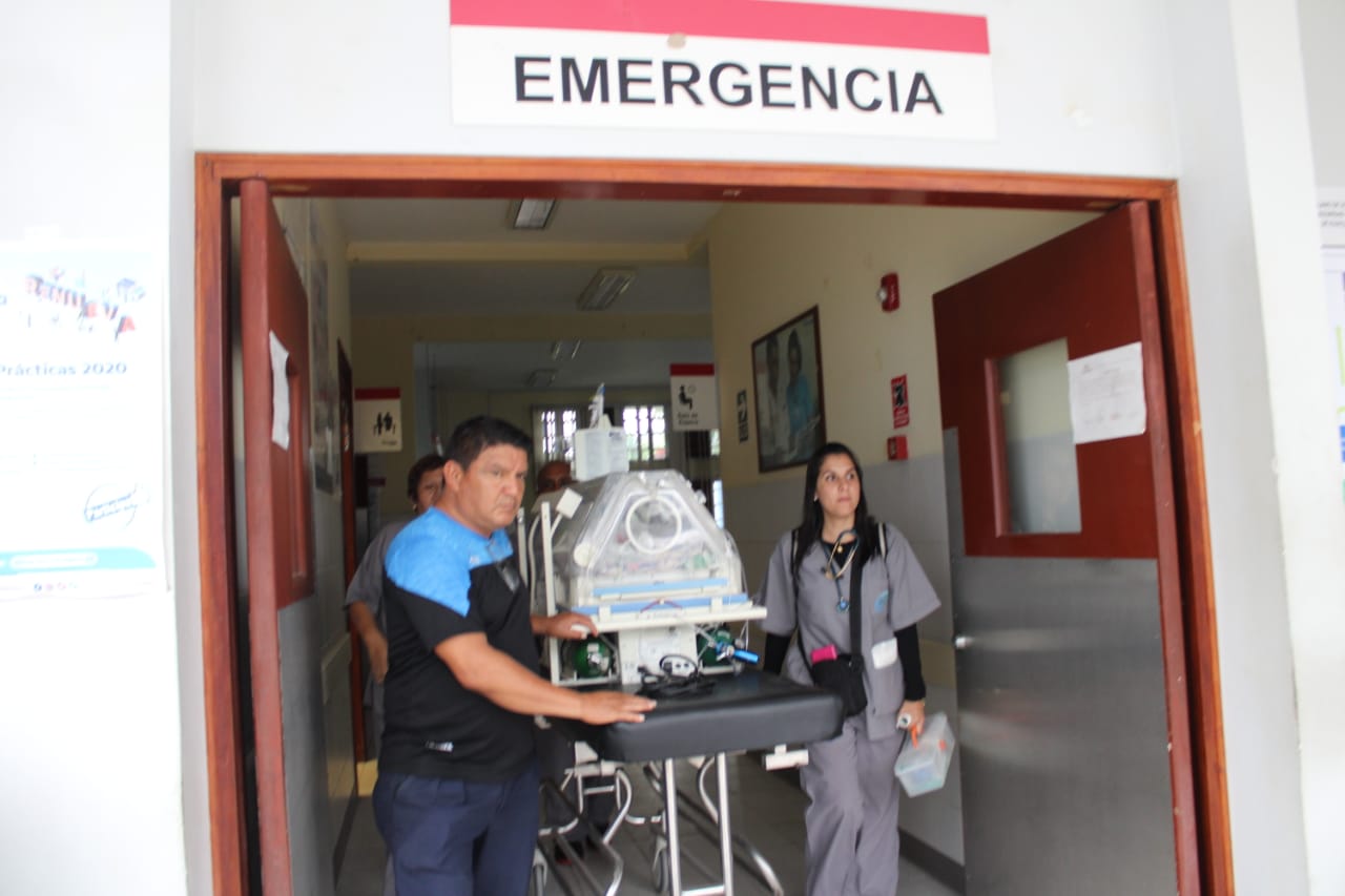 Un avión sanitario realizó el traslado de un bebé prematuro a un Hospital  de Coronel Suárez