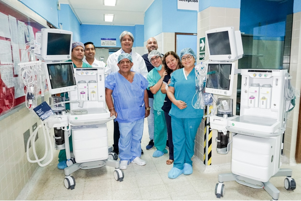 EsSalud Ucayali presenta modernos equipos de anestesiología para centro quirúrgico