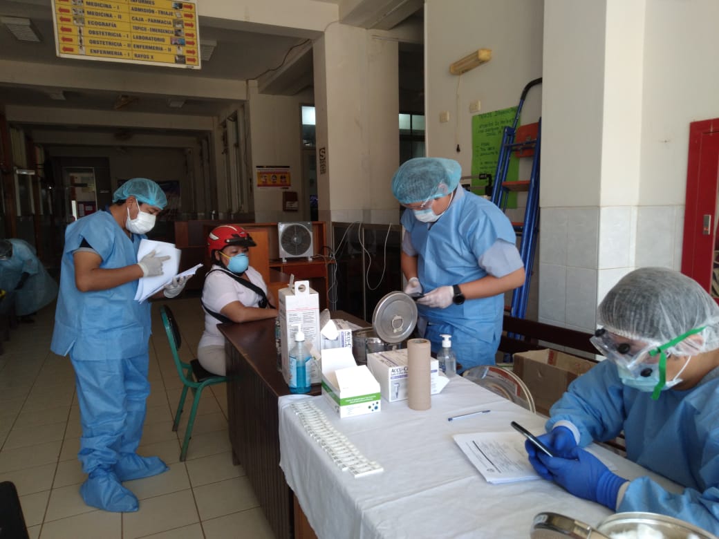 EsSalud Madre de Dios realiza pruebas rápidas a trabajadores del ministerio de Salud en esa región