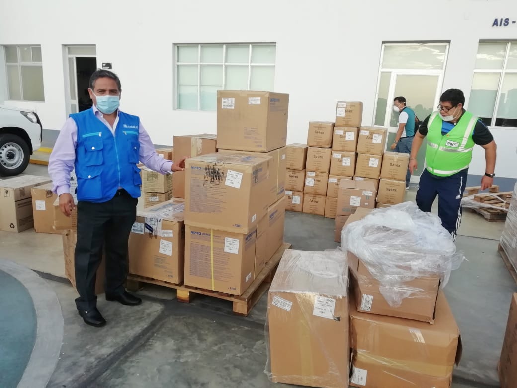 Essalud - EsSalud La Libertad recibió nuevo lote de equipos de protección personal para enfrentar al coronavirus