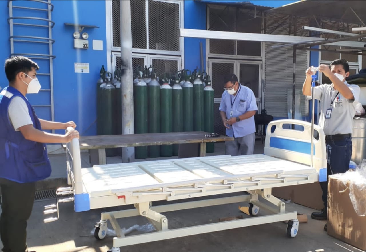 EsSalud Tarapoto recibió nueva dotación de equipos e insumos médicos para atención de pacientes Covid-19