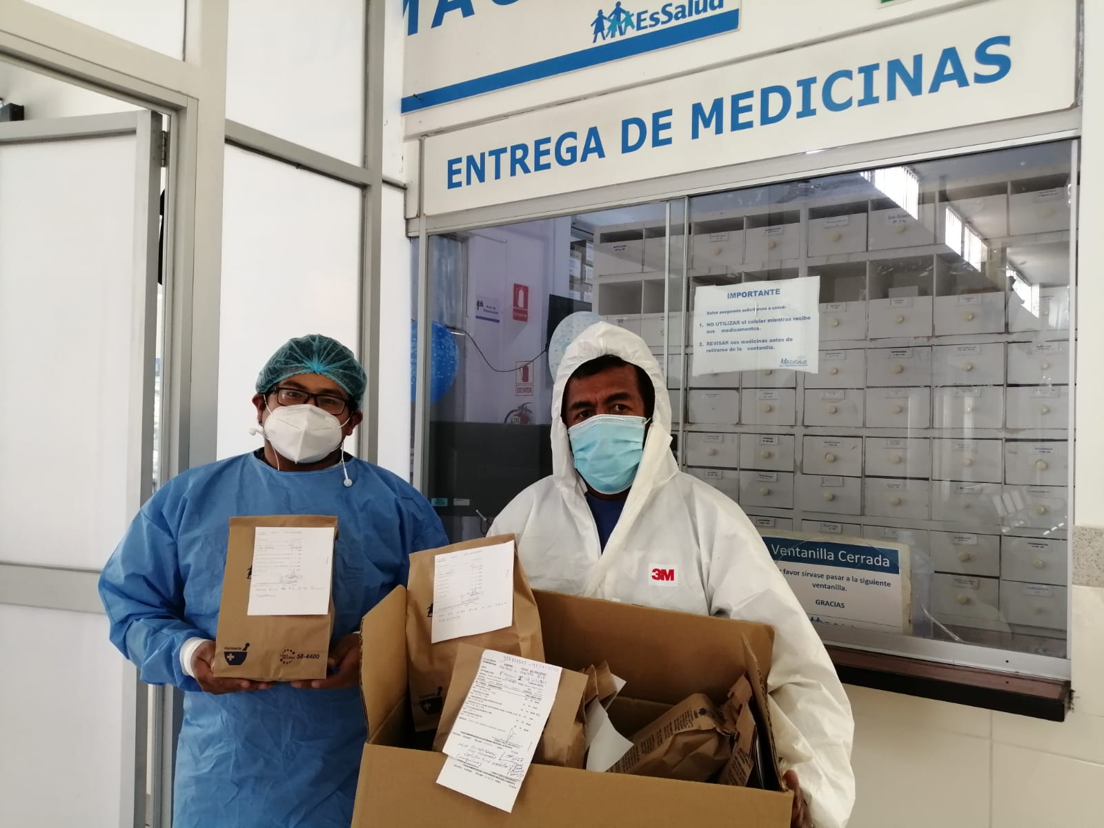 Essalud - En EsSalud Moquegua, farmacia delivery entregó más de 9 mil recetas durante período de pandemia
