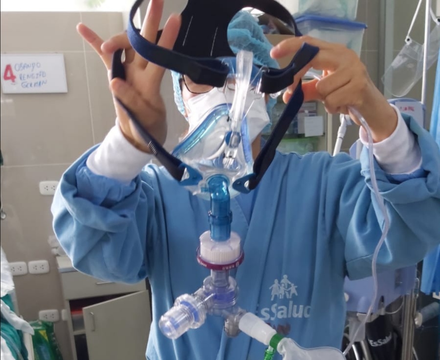 EsSalud Áncash confecciona dispositivos que mejoran saturación de oxígeno de pacientes con Covid-19