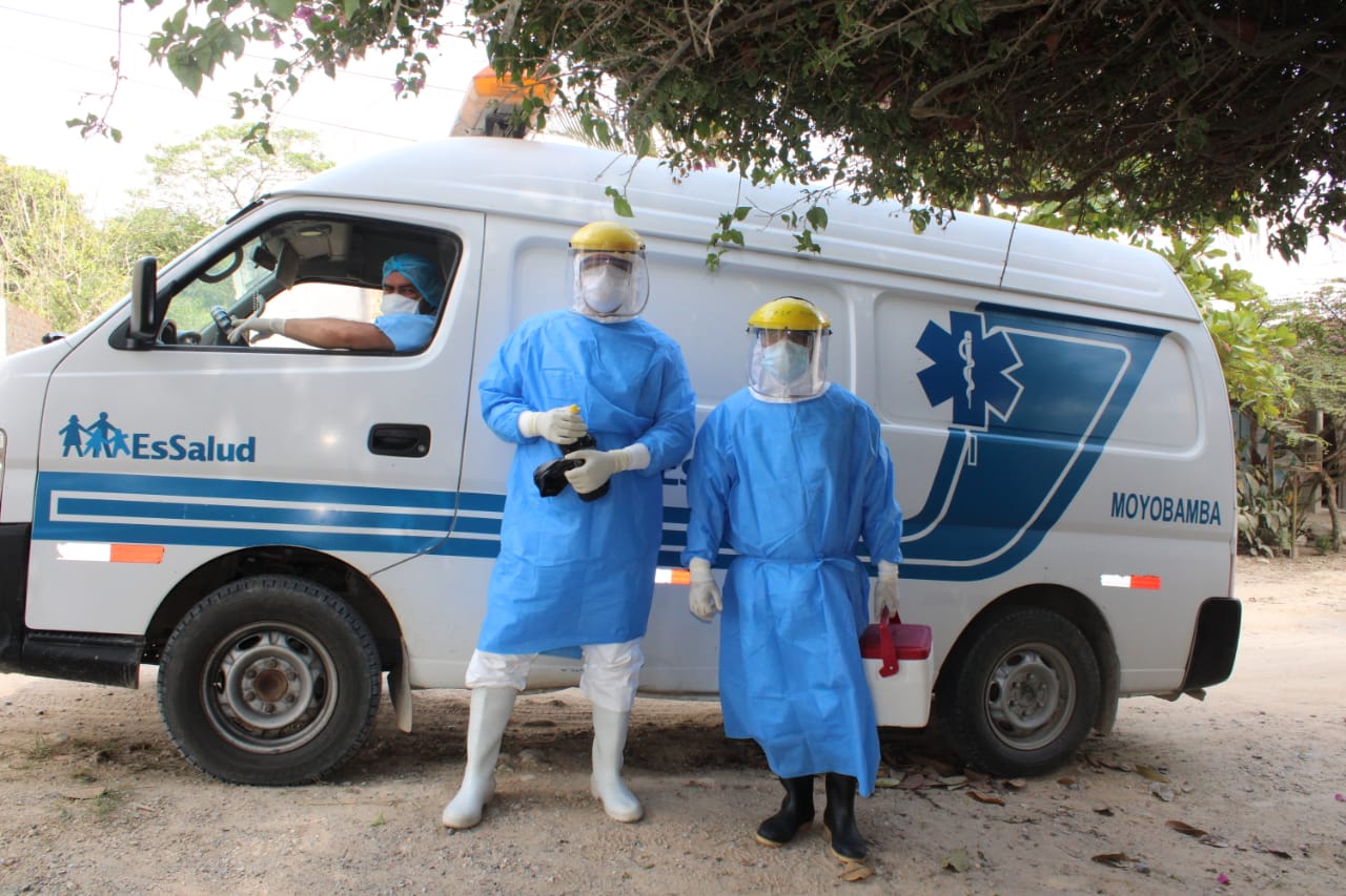 EsSalud Moyobamba: equipo de respuesta rápida inició visitas domiciliarias a pacientes con Covid-19