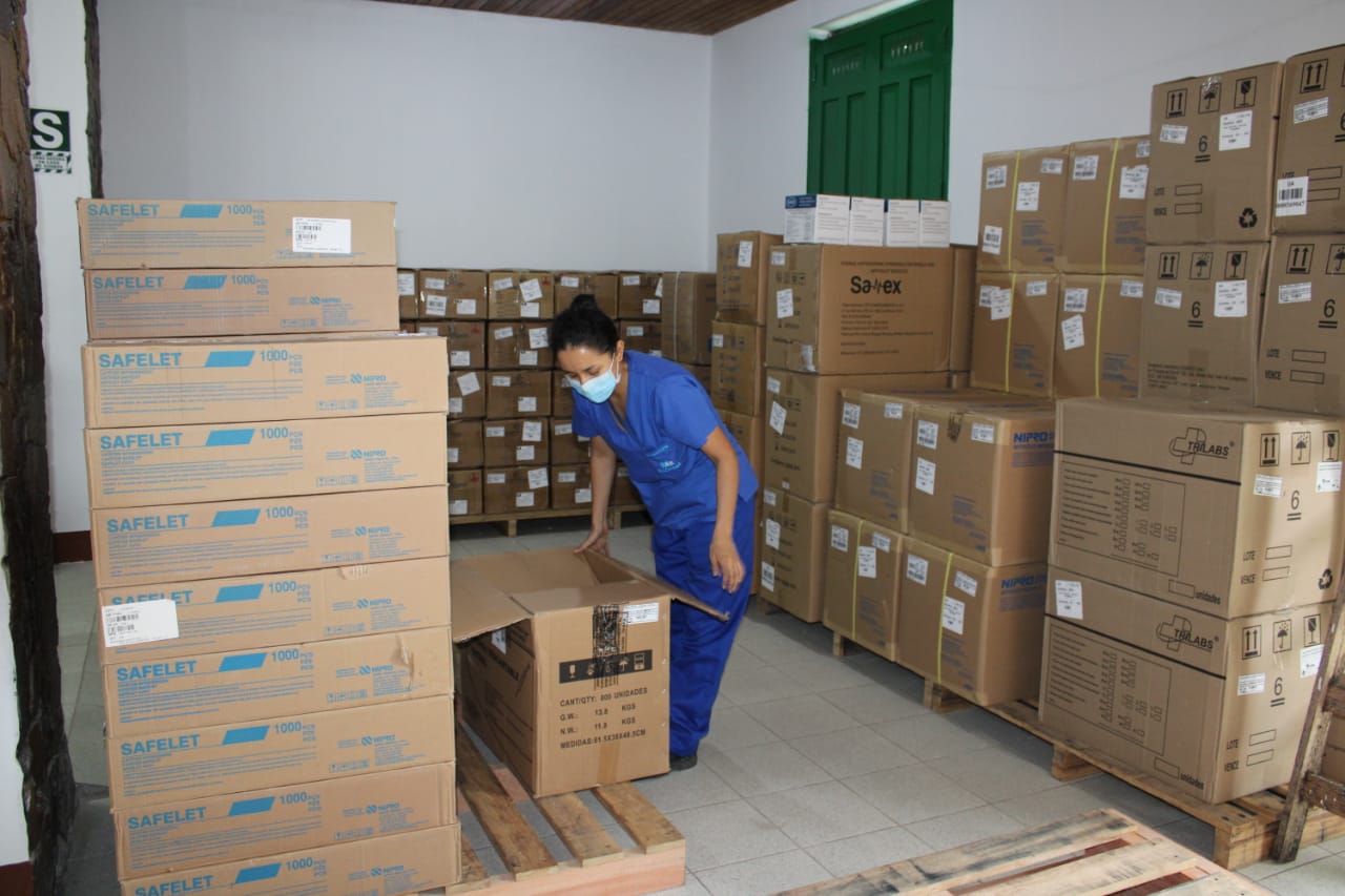 EsSalud Moyobamba recibe material médico y equipos de protección para sus trabajadores