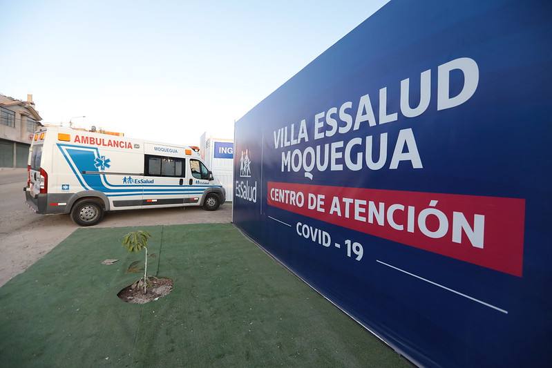 Essalud - EsSalud inició traslado de pacientes COVID-19 con sintomatología leve a moderada a Villa Moquegua