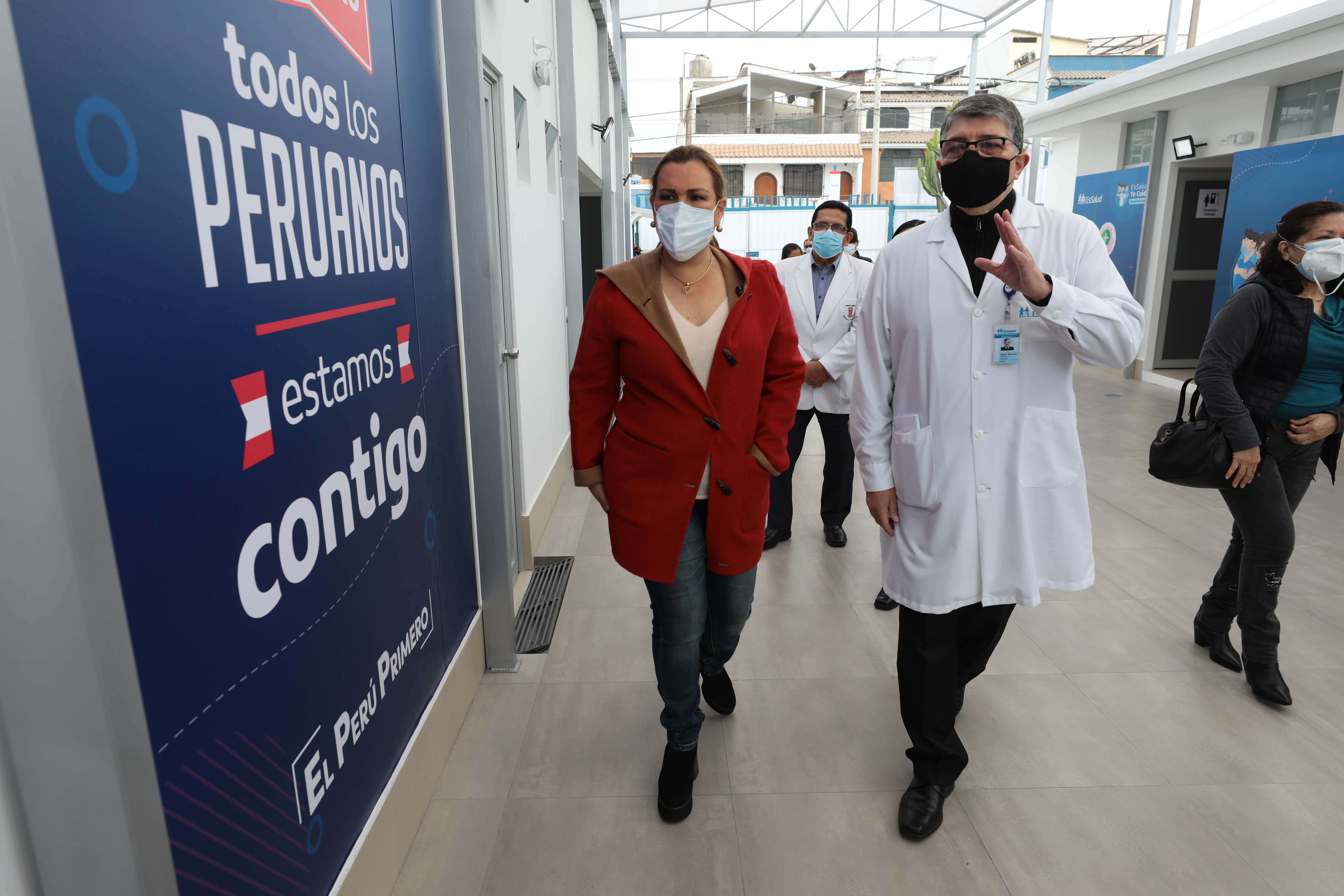 Essalud - EsSalud pone en marcha nuevas ampliaciones en el Hospital Carlos Alcántara para atención de pacientes Covid-19