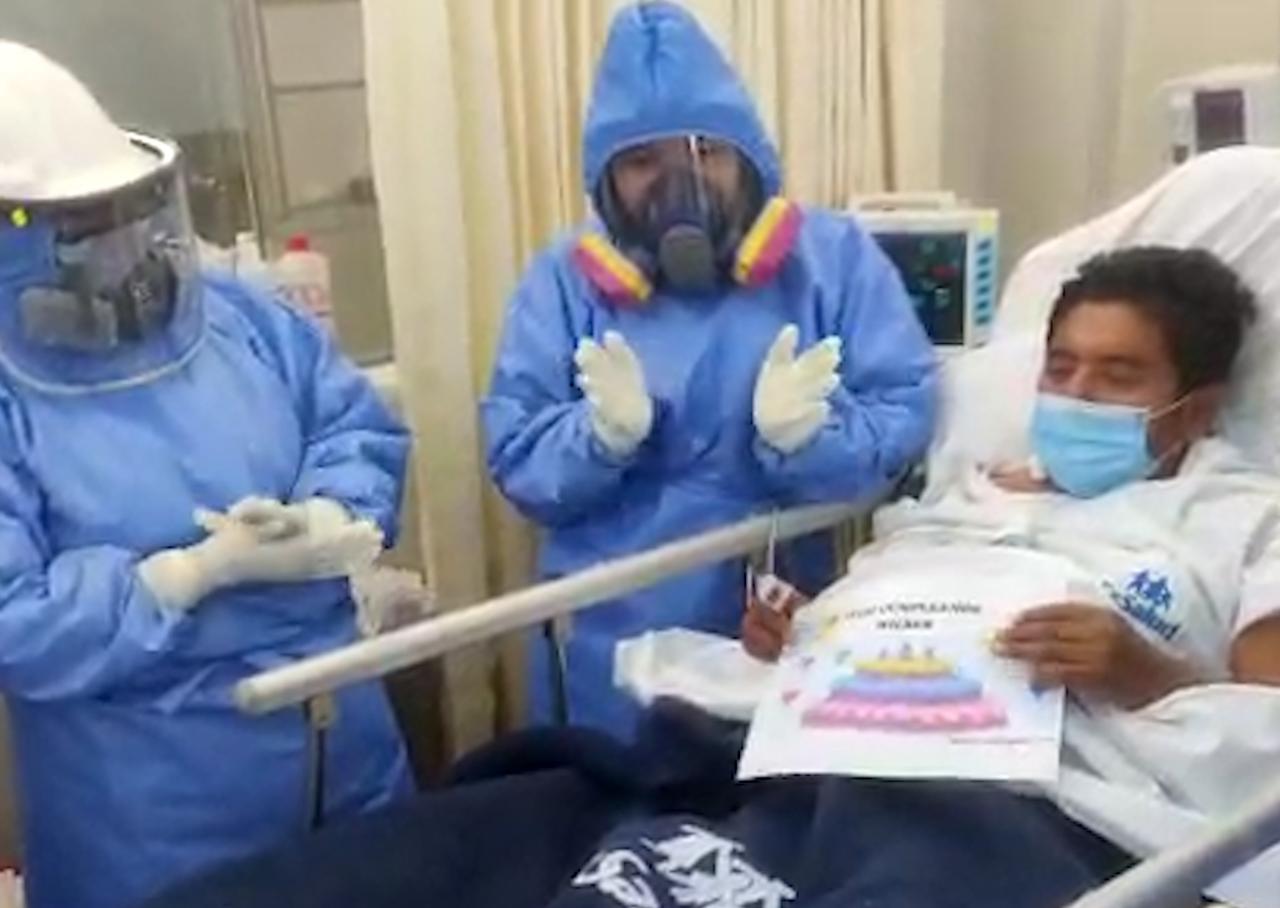 EsSalud Tacna: paciente con Covid-19 deja ventilador mecánico el mismo día de su cumpleaños