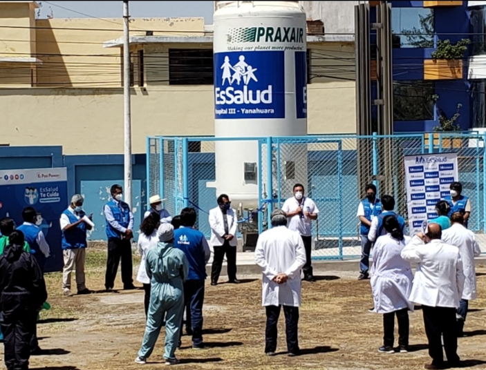 EsSalud Arequipa refuerza dotación de oxígeno para tratamiento de Covid-19 en hospitales de la región