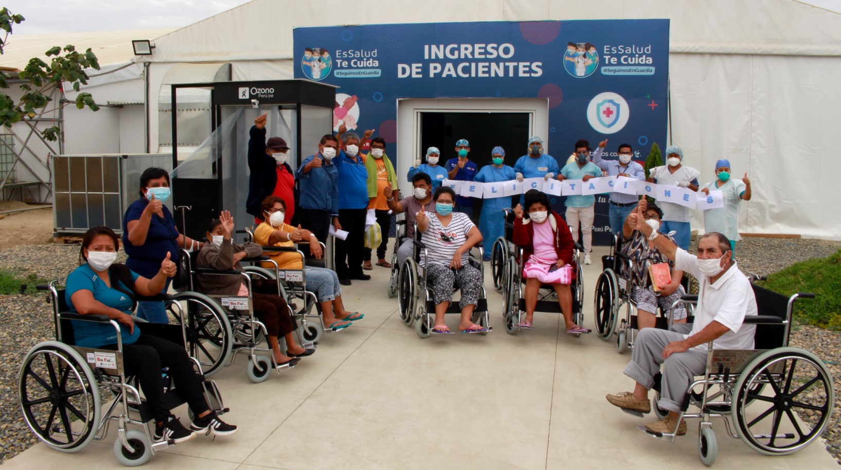 EsSalud dio de alta a 22 pacientes que siguieron tratamiento Covid-19 en Villa “La Videnita” de Piura