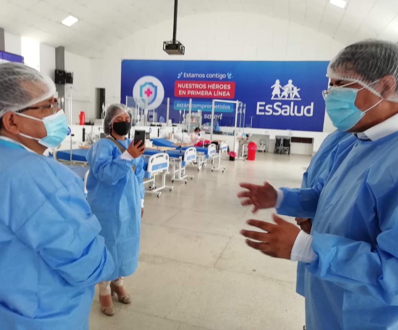 EsSalud Huánuco refuerza atención de casos Covid-19 y otros servicios médicos en beneficio de asegurados