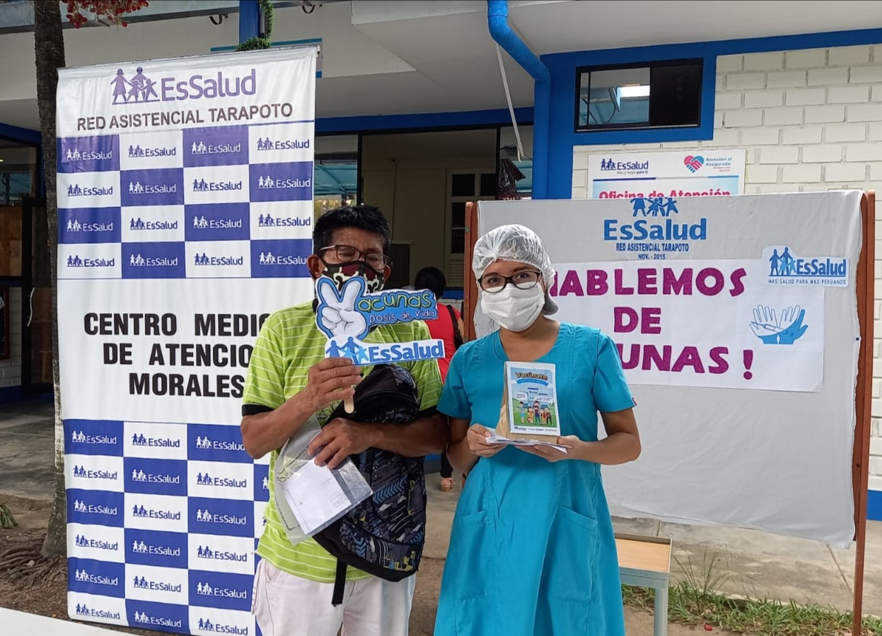 EsSalud Tarapoto destaca importancia del control de vacunas
