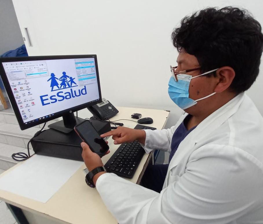 EsSalud Moquegua atendió a más de 56 mil pacientes No Covid-19 por teleconsulta durante el primer trimestre de este año