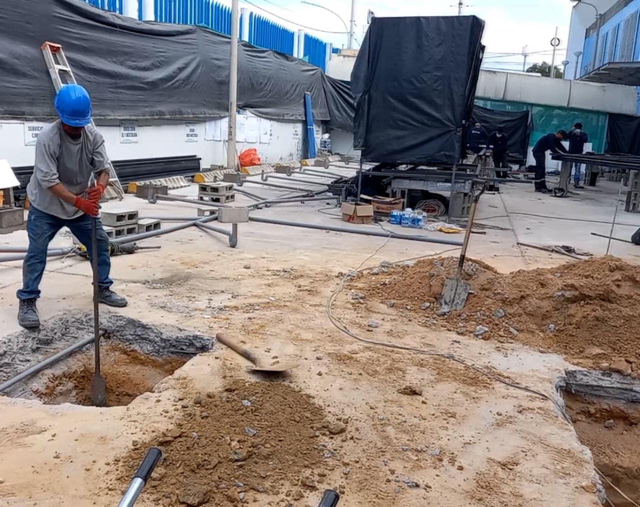 EsSalud Tarapoto inicia trabajos de construcción para la instalación de dos plantas más de oxígeno