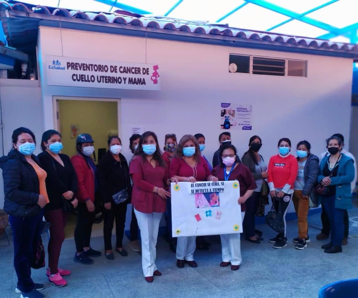Essalud - EsSalud Cajamarca organizó jornada de despistaje de cáncer   