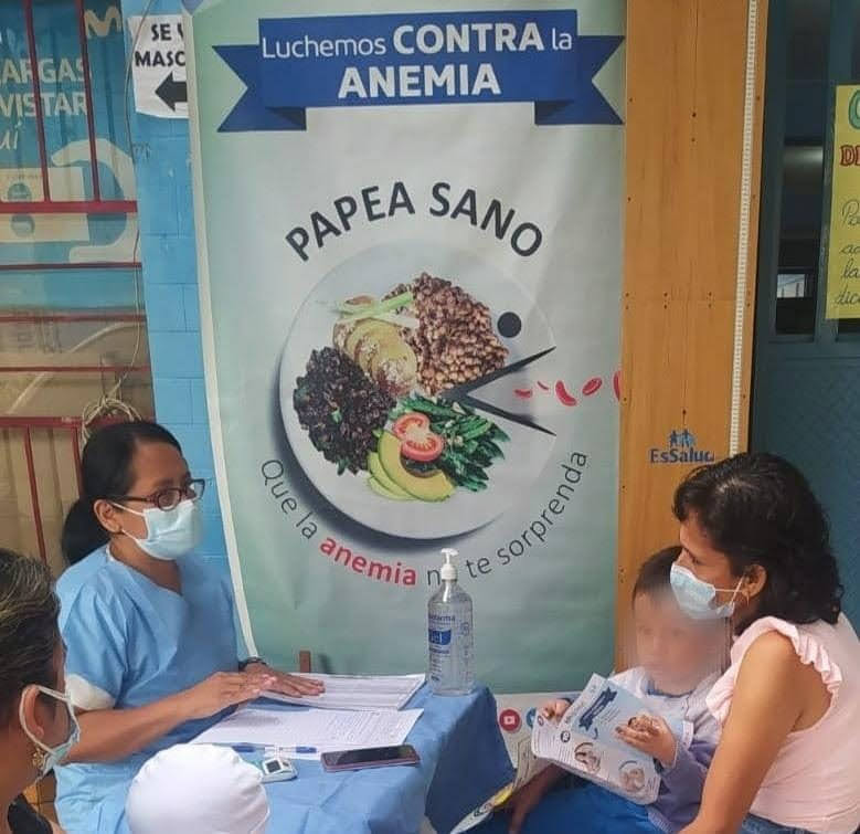 Descarte de anemia a niños y gestantes en EsSalud Jaén   