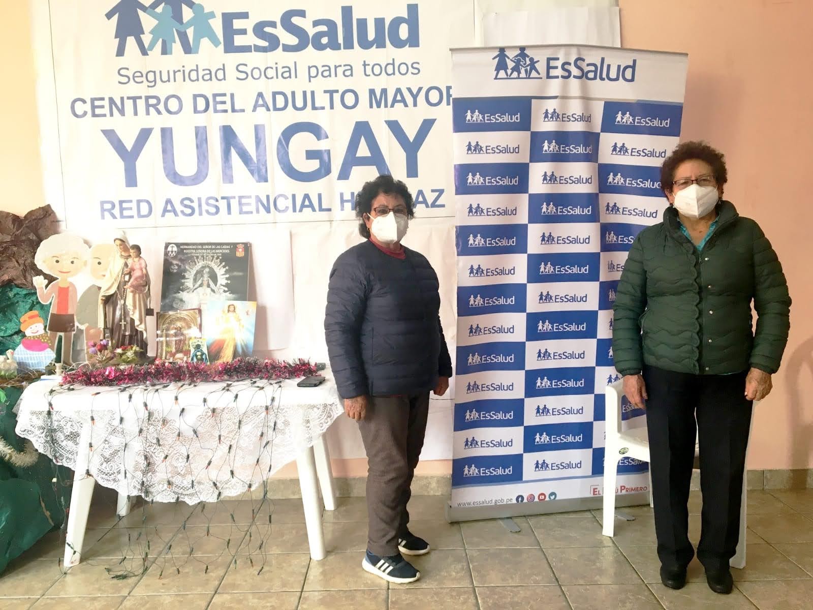 Essalud - Centros del adulto mayor de EsSalud Huaraz reinician actividades presenciales