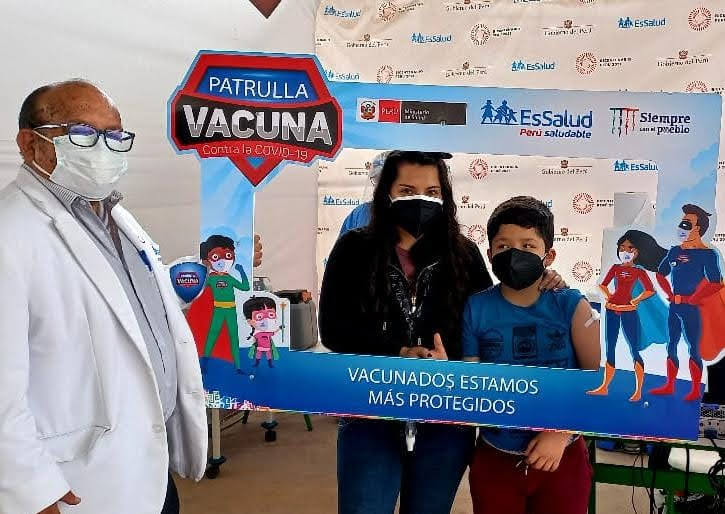 EsSalud Apurímac inicia vacunación contra Covid-19 a niños de 5 a 11 años