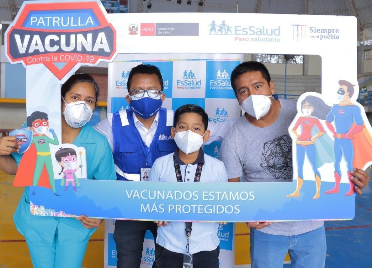 EsSalud Piura inicia vacunación contra Covid-19 a niños de 10 y 11 años de edad