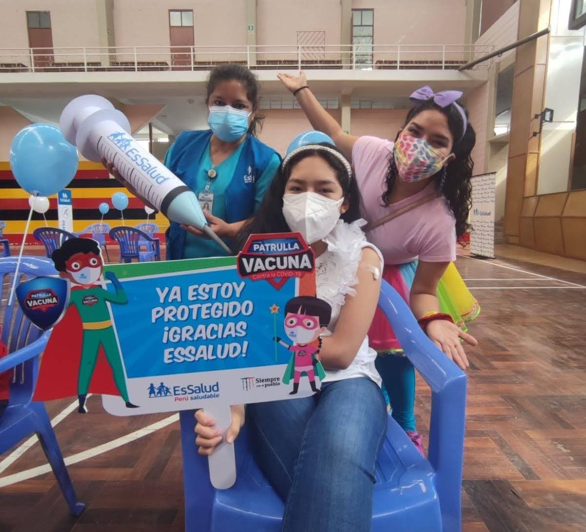 Essalud - EsSalud Tacna inicia vacunación contra la Covid-19 a niños de 5 a 11 años