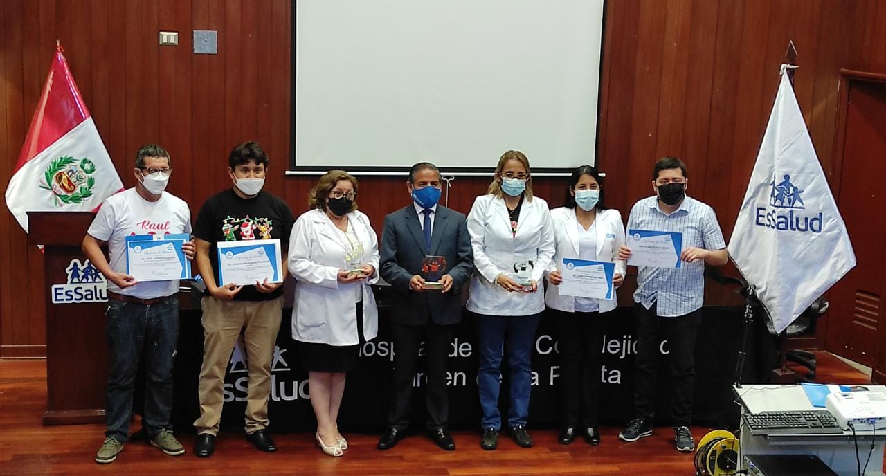 Essalud - Hospital Virgen de la Puerta de EsSalud La Libertad ganó premio nacional por Optimización de Recursos