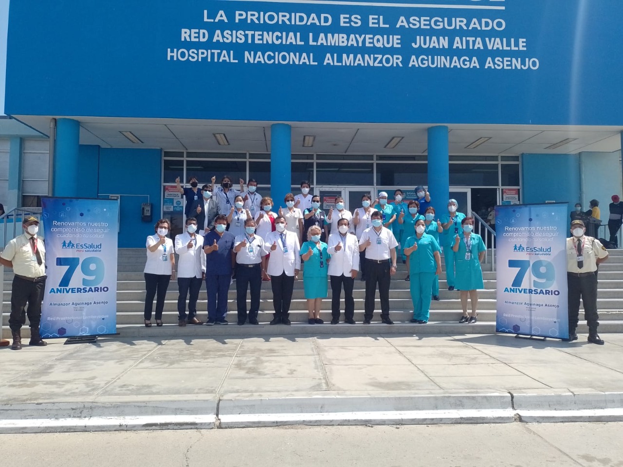 Essalud - EsSalud Lambayeque: Hospital Nacional Almanzor Aguinaga Asenjo celebra su 79 aniversario
