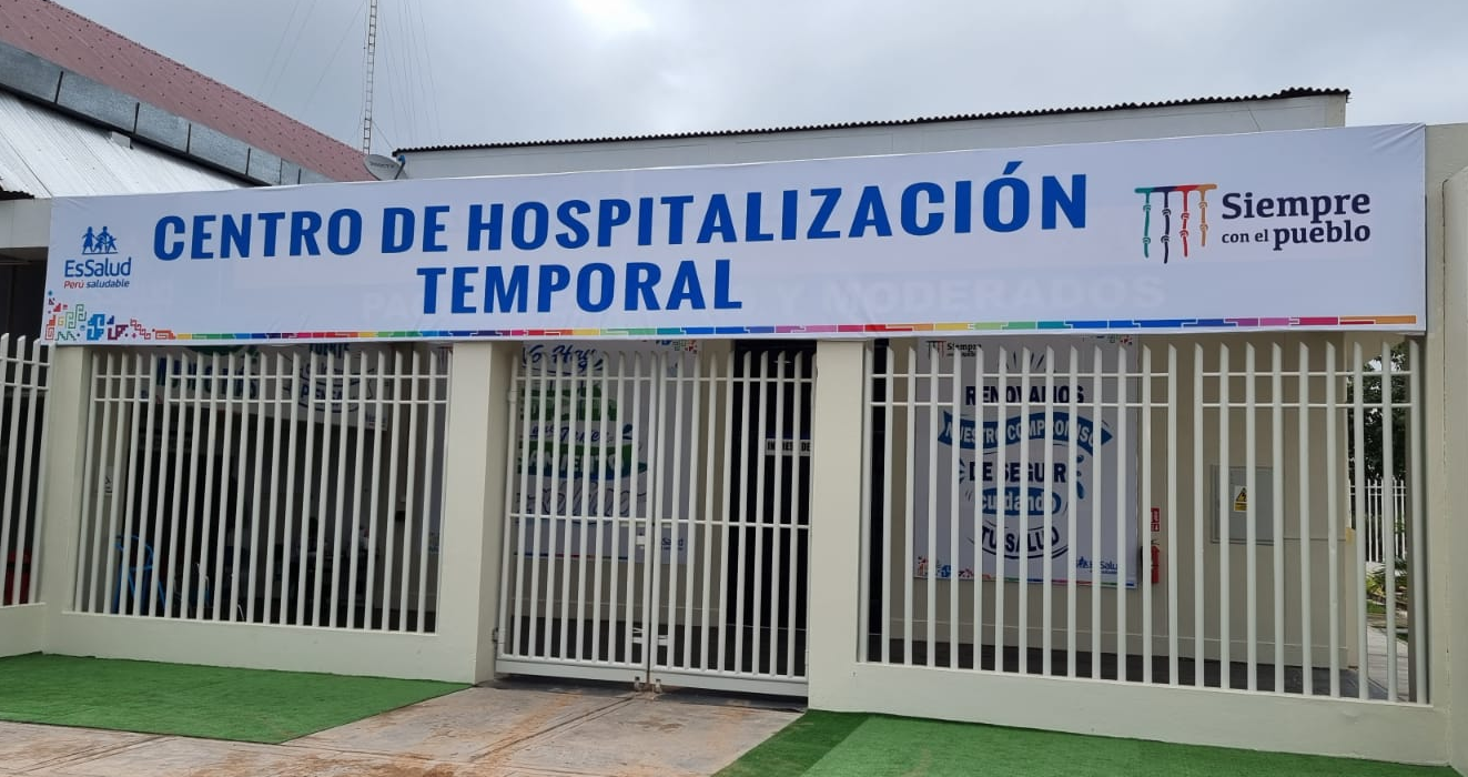 Essalud - EsSalud Ucayali amplia capacidad de atención Covid-19 con centro de Hospitalización Temporal