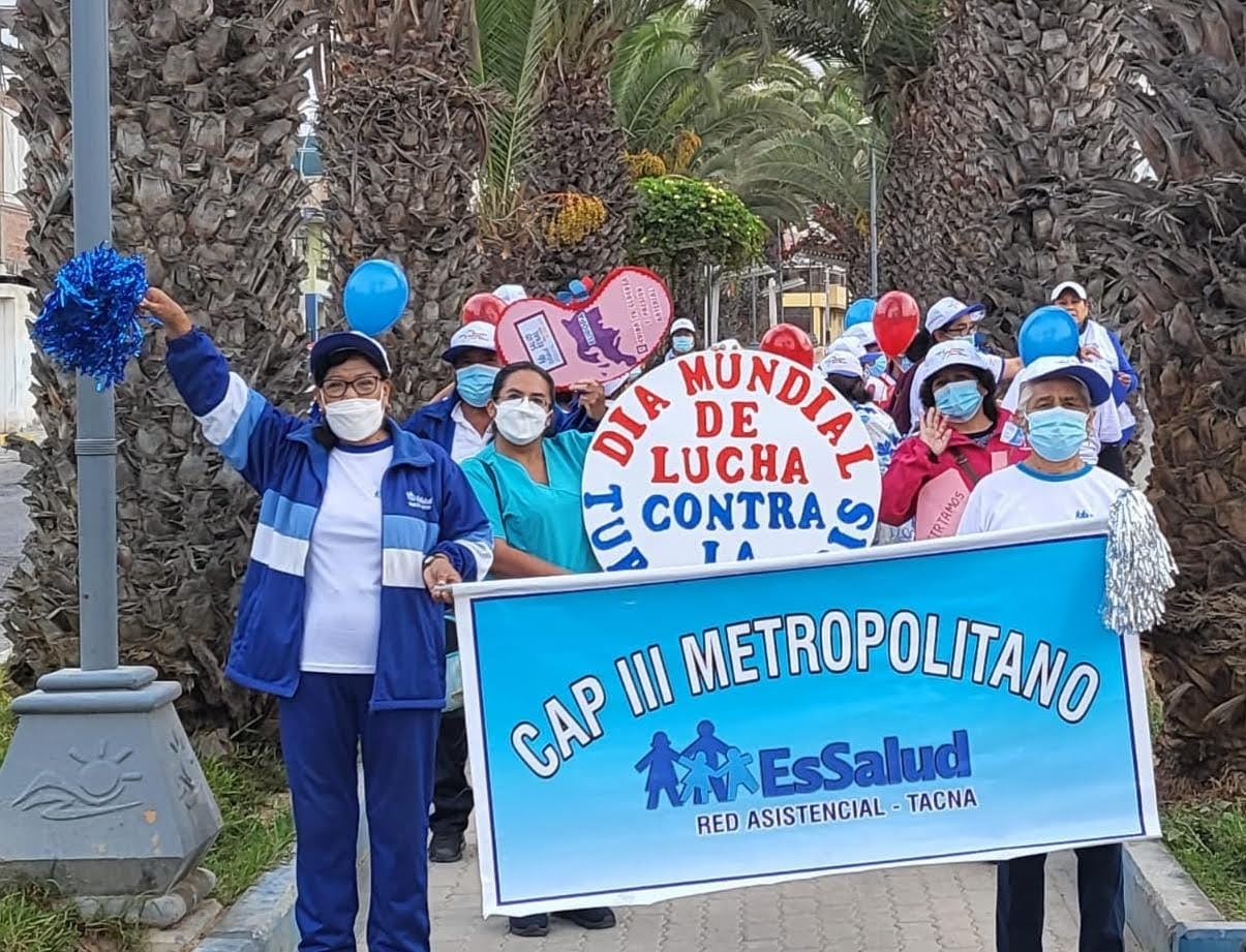 Essalud - EsSalud Tacna realizó caminata por el Día Mundial del Riñón 2022