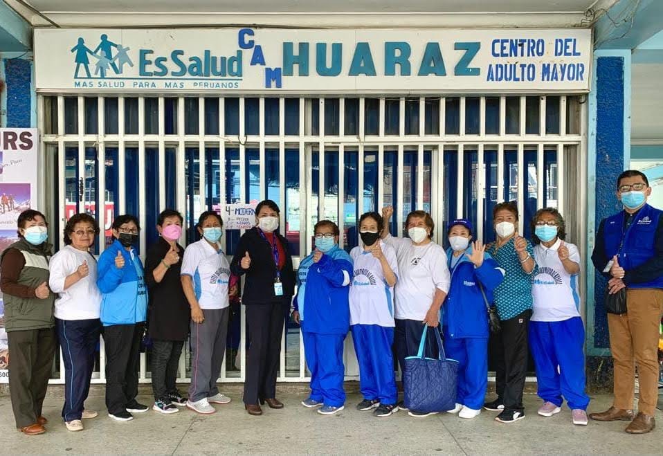 En EsSalud Huaraz más de mil adultos mayores retornan a talleres presenciales