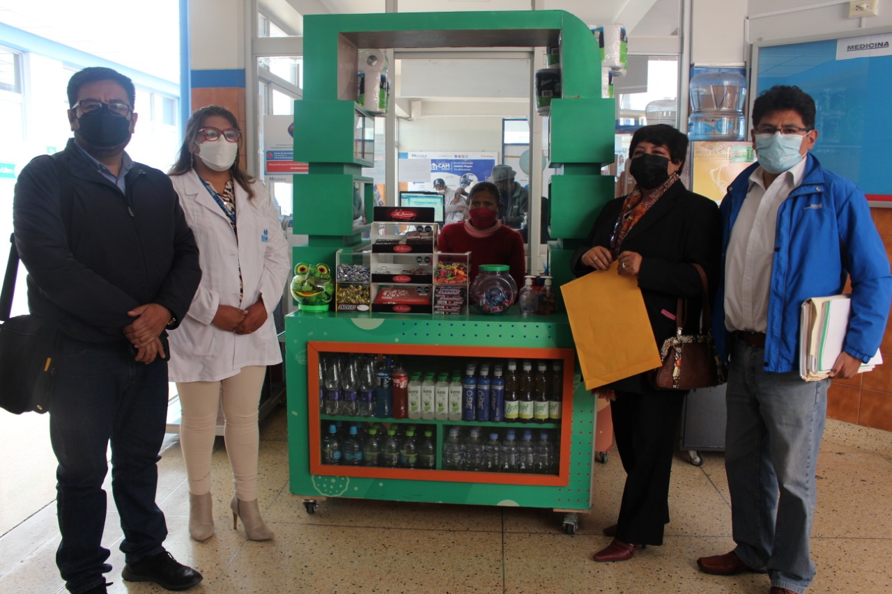 Essalud - EsSalud Puno inaugura quiosco saludable para promover alimentación sana