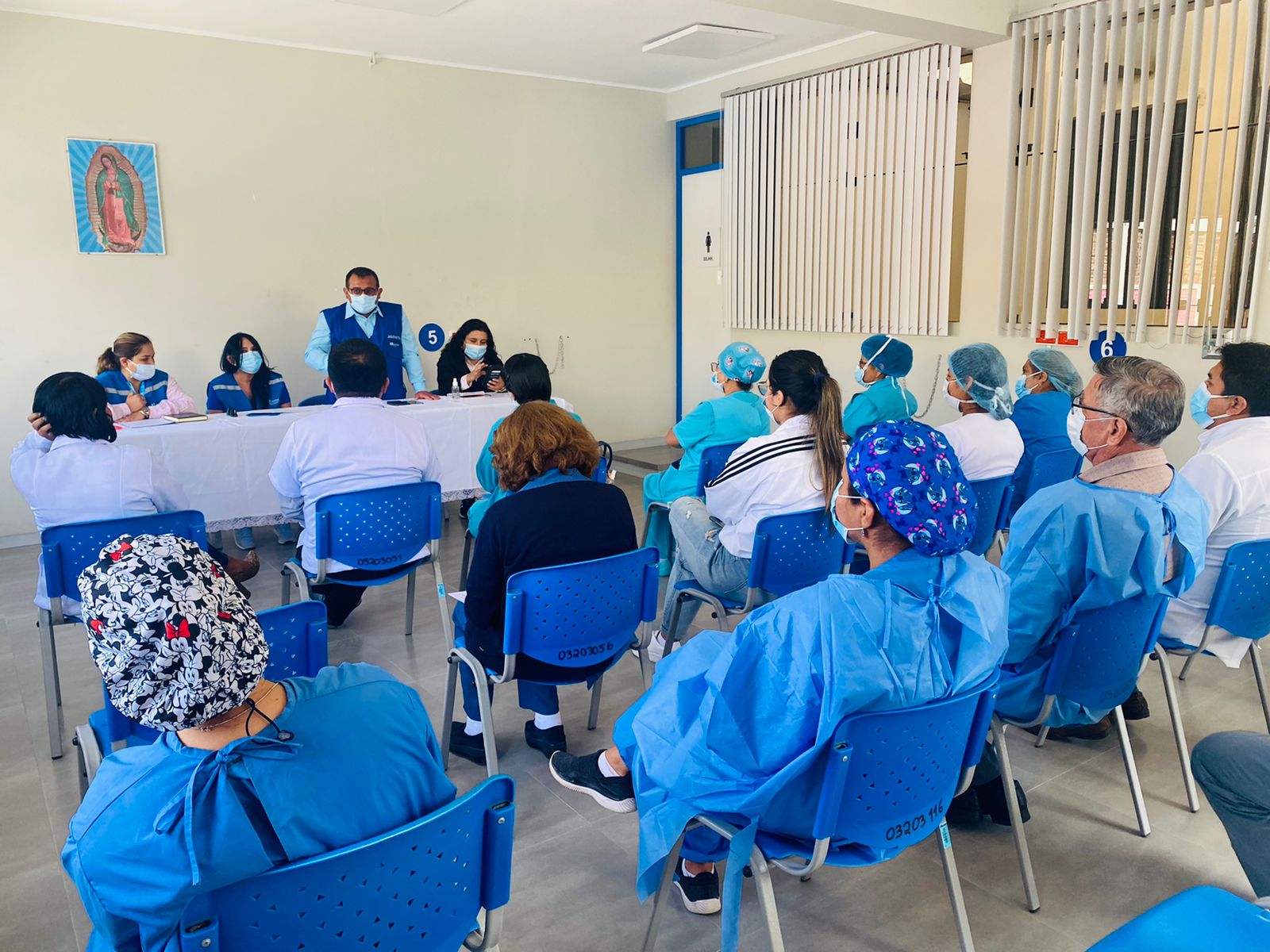 Essalud - En EsSalud Arequipa se realiza visita de trabajo al Hospital I Samuel Pastor de Camaná