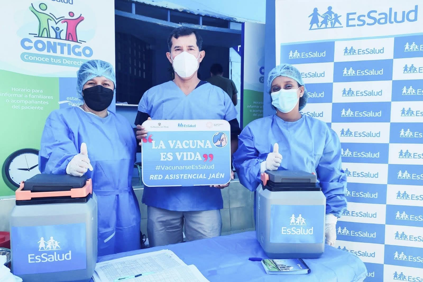 Essalud - EsSalud Jaén fomenta el cumplimiento del Esquema Regular de Vacunación