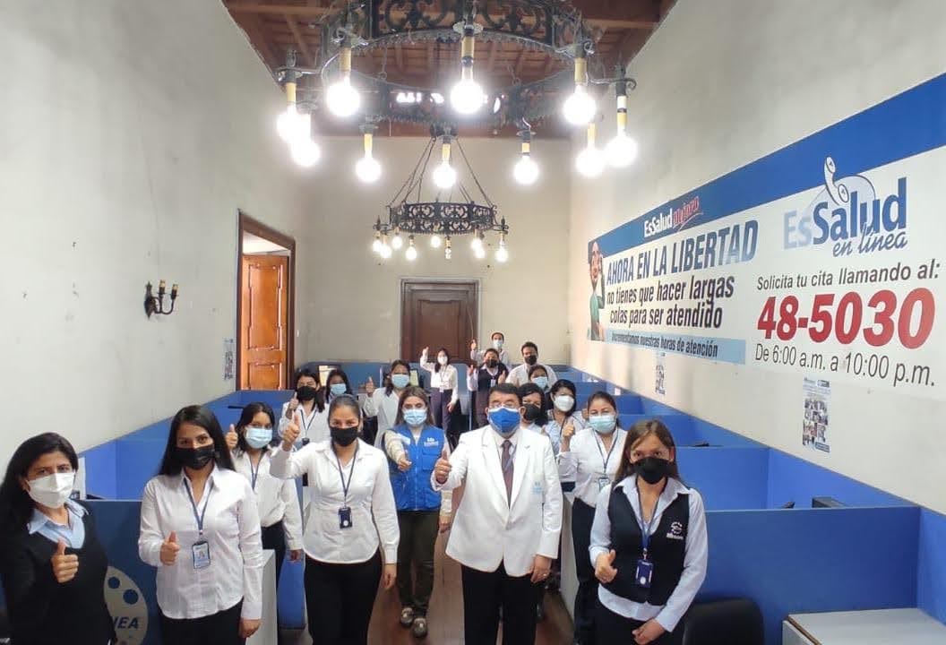 Red Asistencial La Libertad reinicia otorgamiento de citas médicas mediante EsSalud en Línea