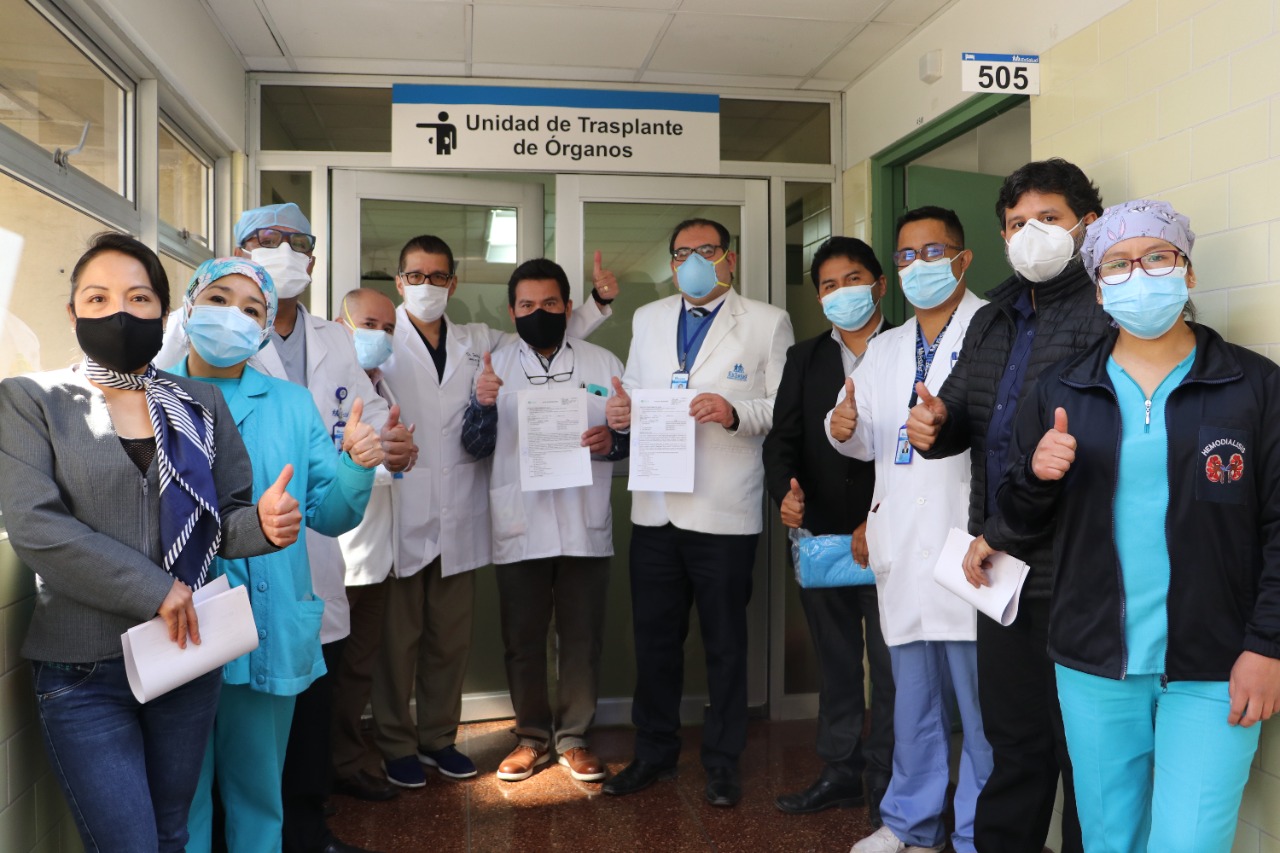 Essalud - Actualizan acreditación del hospital huancaíno de EsSalud Junín para realizar trasplantes