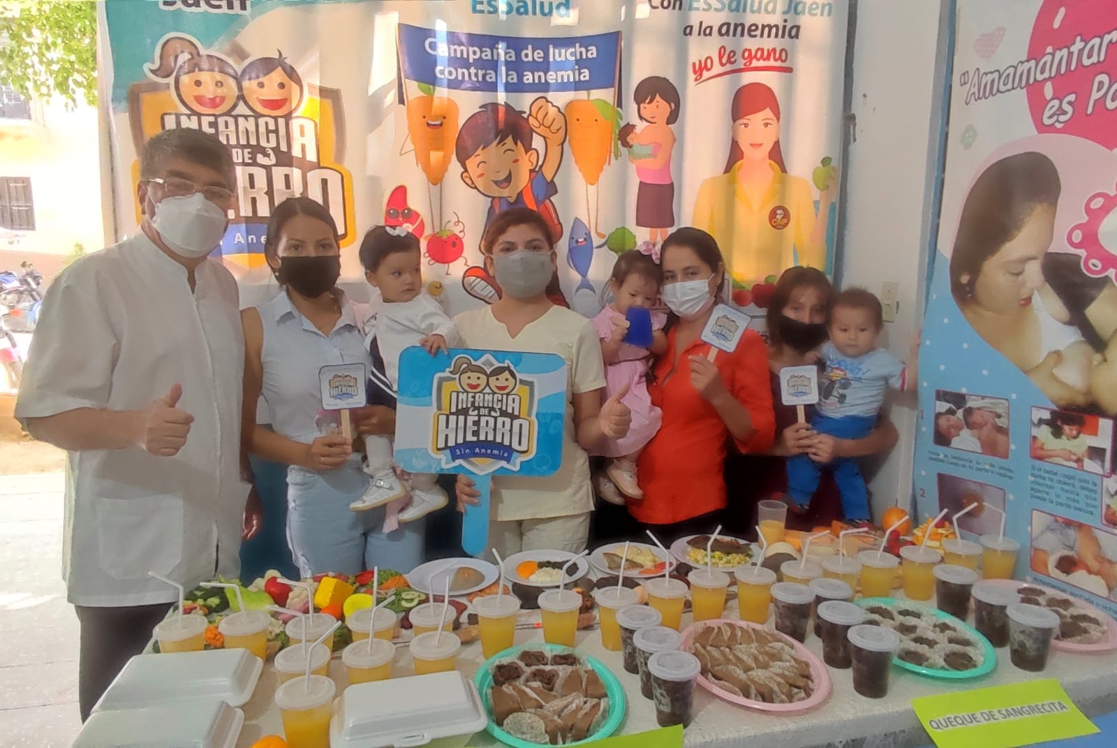 EsSalud Jaén promueve la prevención de la anemia en niños y gestantes