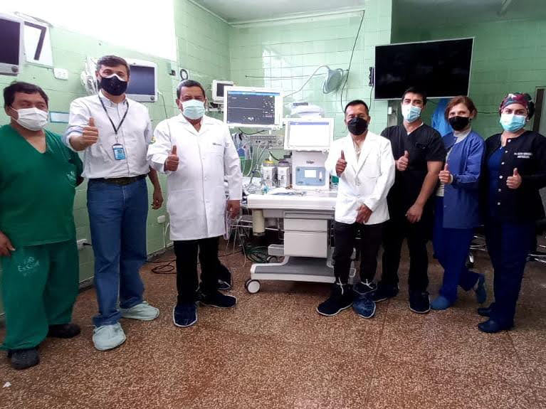 EsSalud Áncash recibe cuatro máquinas de anestesia para intervenciones quirúrgicas