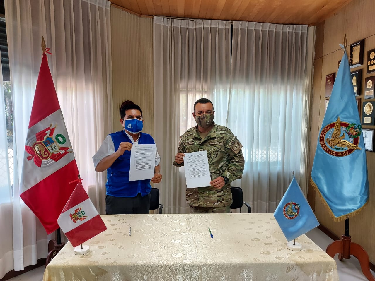 EsSalud Loreto y Fuerza Aérea del Perú firmaron convenio para desarrollar programa Mi Salud – Mi vida