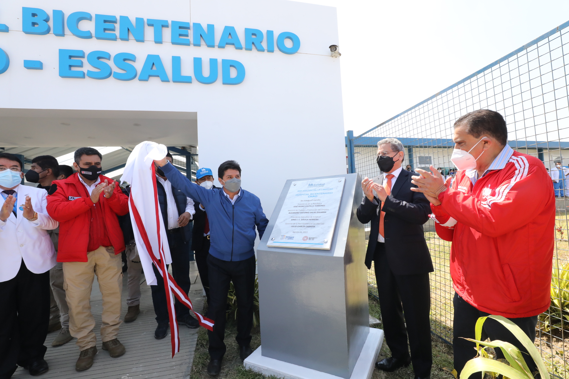 Essalud - EsSalud inaugura moderno hospital Bicentenario Chao en La Libertad que beneficiará a más 56 mil asegurados