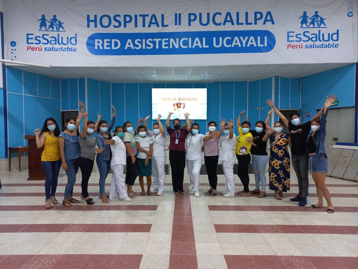 EsSalud Ucayali lanza novedoso taller de risoterapia en Hospital II Pucallpa