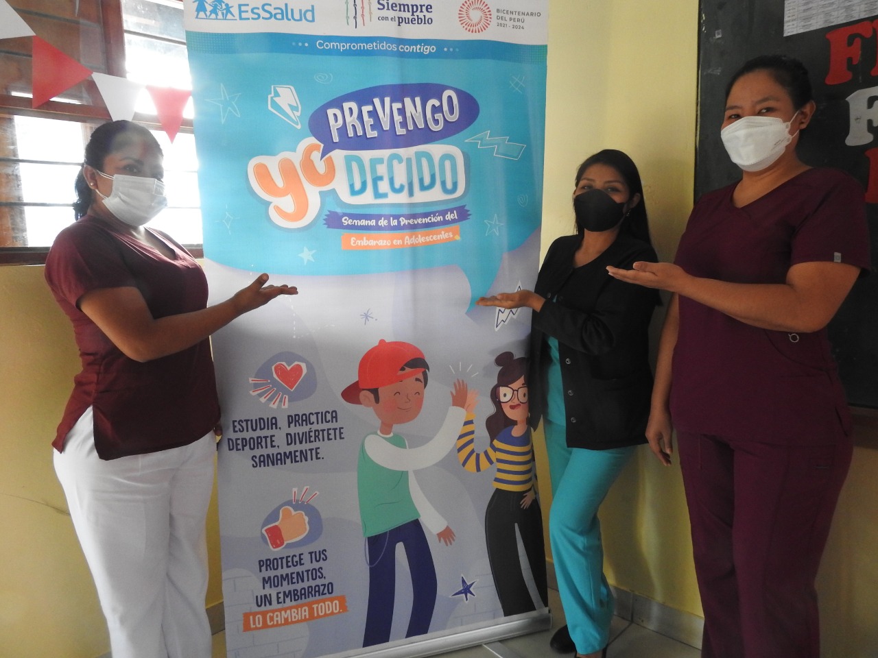 EsSalud Moyobamba promueve campañas sobre prevención del embarazo adolescente