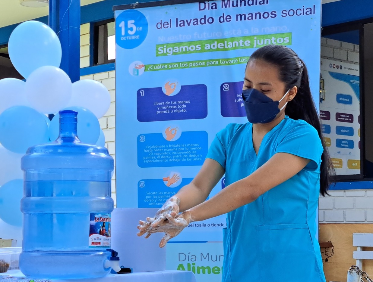 EsSalud Tarapoto inició actividades por el Día Mundial de Lavado de Manos y Día Mundial de Alimentación