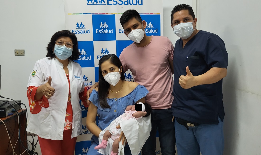 Essalud - Médicos de EsSalud Ucayali salvan la vida de neonato gracias a compleja operación