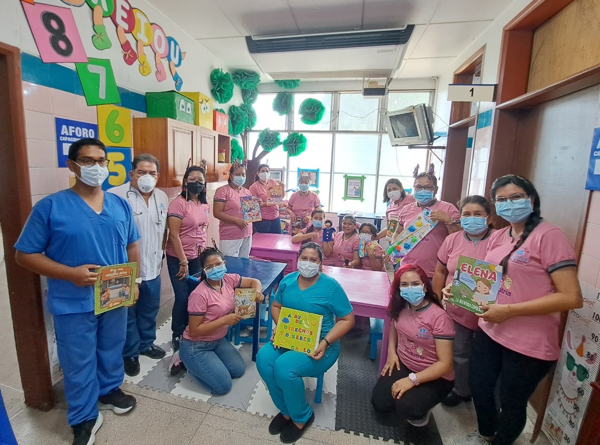Essalud - EsSalud Loreto presenta área recreacional educativa en servicio de pediatría del Hospital III Iquitos