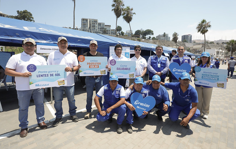 Essalud - EsSalud lanza campaña “Verano seguro y saludable” en playas Agua Dulce y Cantolao