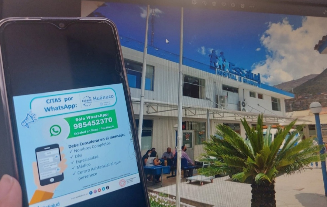 EsSalud Huánuco fortalece EsSalud en Línea con WhatsApp en beneficio de más de 170 mil asegurados