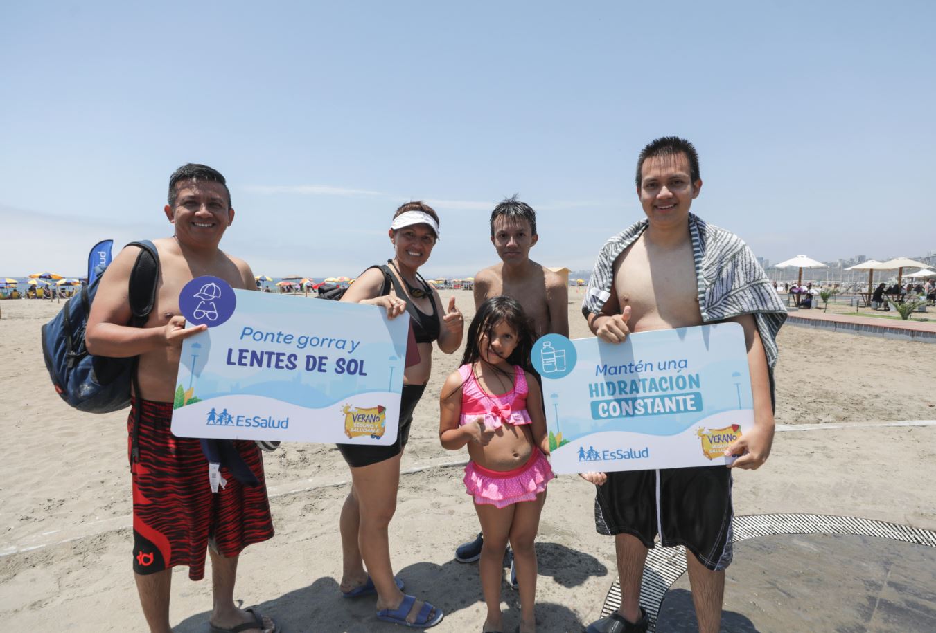 Essalud - EsSalud brindó 432 atenciones durante la campaña “Verano seguro y saludable” a visitantes de playas Agua Dulce y Cantolao