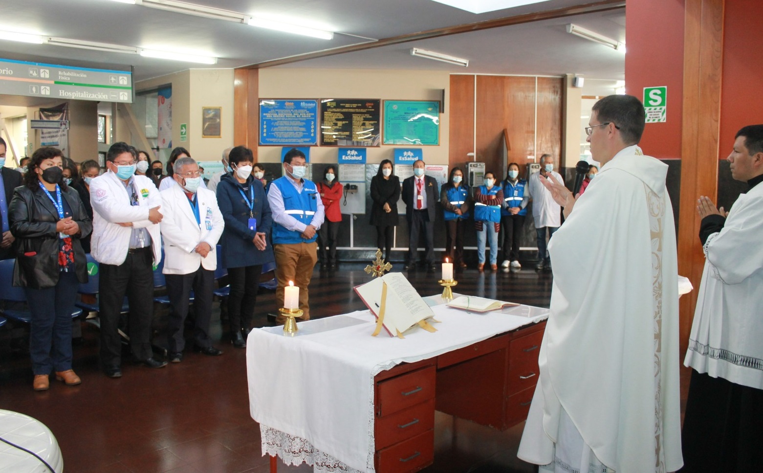Essalud - EsSalud Cusco organizó una misa por la Jornada Mundial del Enfermo