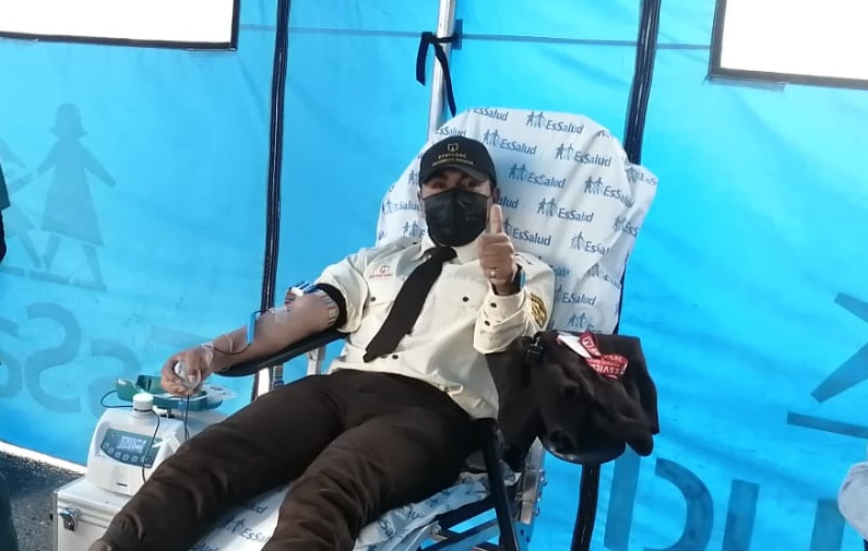Essalud - EsSalud Cusco realizó una campaña de donación voluntaria de sangre