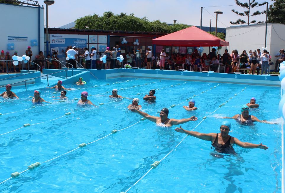 Essalud - Alrededor de 200 asegurados con alguna discapacidad participan en actividades deportivas, recreativas y formativas acuáticas de EsSalud